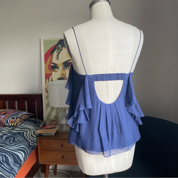 W17 REBECCA TAYLOR Silk Top - Picture 3 of 7